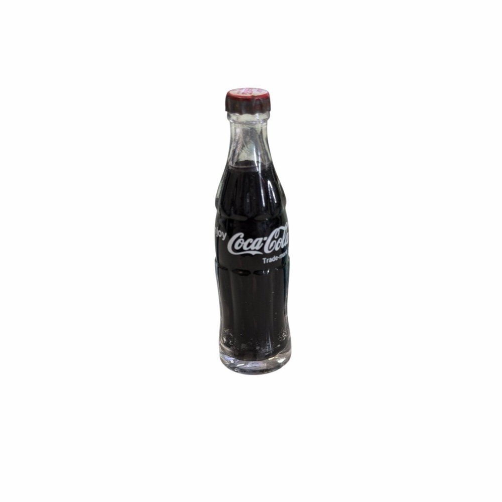 Vintage 1970's Miniature Coca-Cola Glass Bottle Collectible